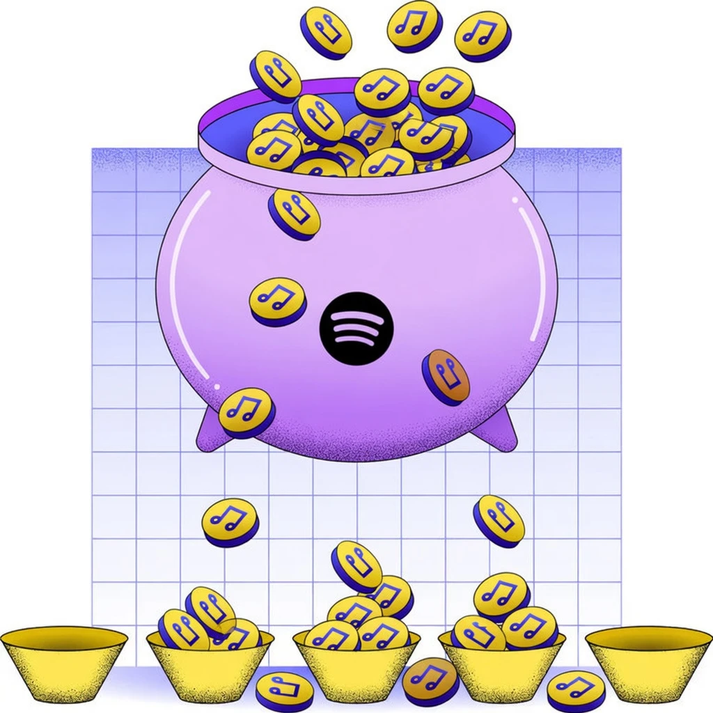 Котёл Spotify: монеты с нотами сыплются не в те корзины
